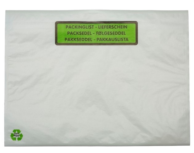 Packsedelsficka papper C5